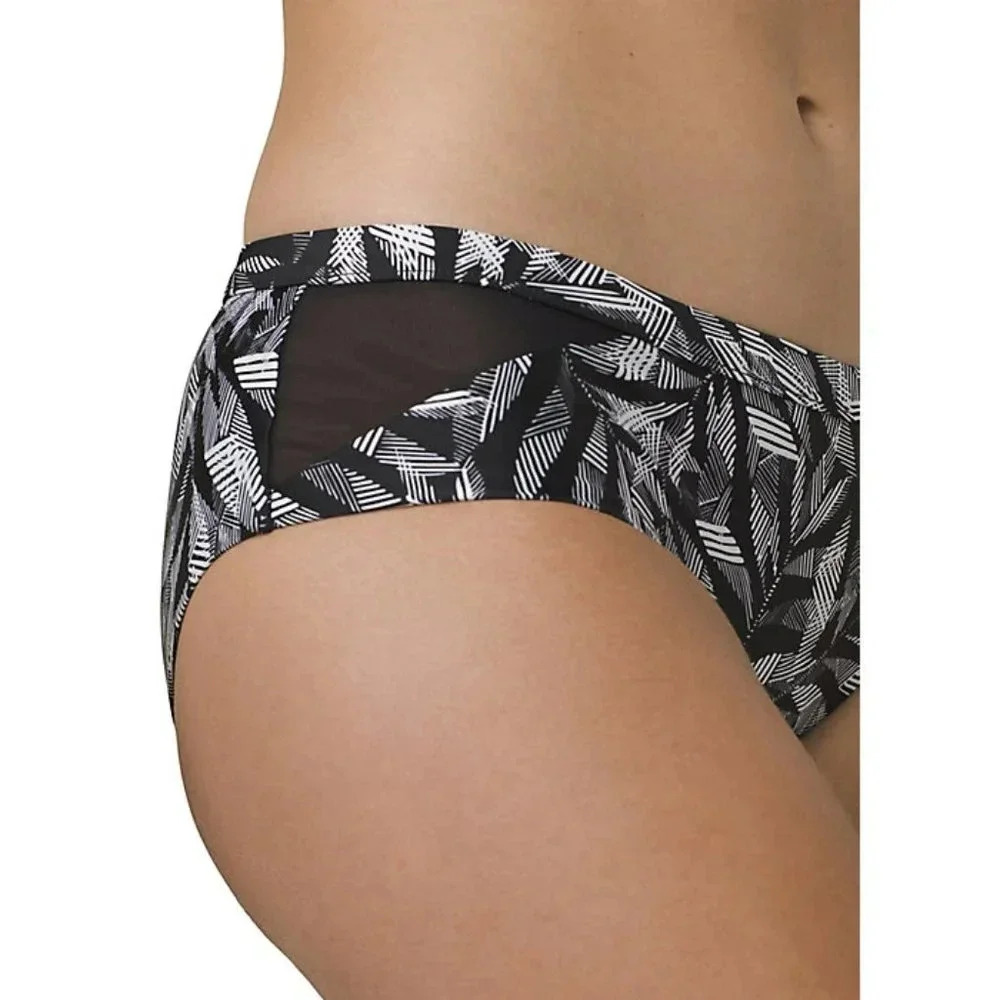 PrAna Marina Top (D-Cup) & Chambra Bottoms, black springtime - Picture 9 of 15